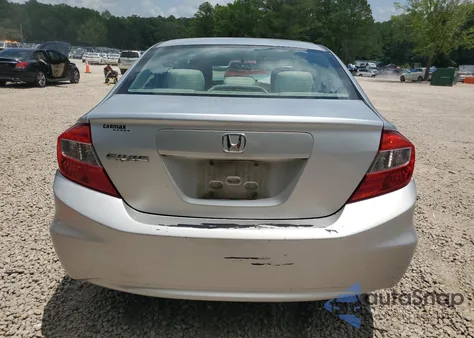 2012 Honda Civic Lx from USA, damaged, VIN 2HGFB2F52CH608204